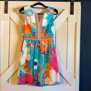 Trina Turk psychedelic print dress